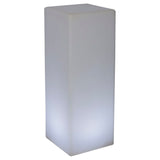 Uppladdningsbar golvlampa LED fyrkantig 80 cm