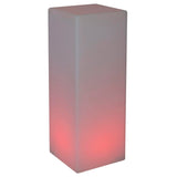 Uppladdningsbar golvlampa LED fyrkantig 80 cm