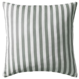 Prydnadskuddar för trädgården 2 st 45x45 cm randiga grå