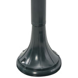 Lyktstolpe för trädgård E27 120 cm aluminium mörkgrön