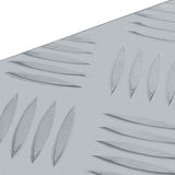 Förvaringslåda aluminium 90,5x35x40 cm silver