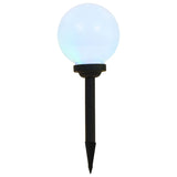 Sollampa LED set 3 st sfäriska 20 cm RGB