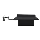 Sollampa LED set 6 st fyrkantig 12 cm svart