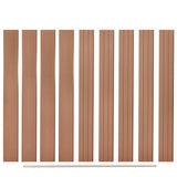 Staketbrädor reserv 9 st WPC 170 cm brun