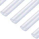 Klämmor för insynsskydd 100 st PVC genomskinlig