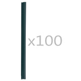 Klämmor för insynsskydd 100 st PVC grön