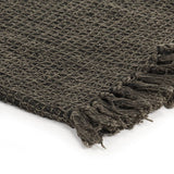 Filt bomull 125x150 cm antracit/brun