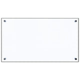 Stänkskydd transparent 70x40 cm härdat glas
