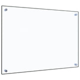 Stänkskydd transparent 70x50 cm härdat glas
