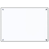 Stänkskydd transparent 70x50 cm härdat glas