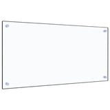 Stänkskydd transparent 80x40 cm härdat glas