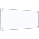 Stänkskydd transparent 90x40 cm härdat glas