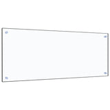 Stänkskydd transparent 100x40 cm härdat glas