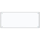 Stänkskydd transparent 100x40 cm härdat glas