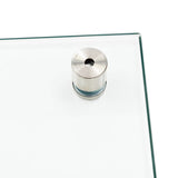 Stänkskydd transparent 100x40 cm härdat glas