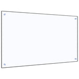 Stänkskydd transparent 100x60 cm härdat glas