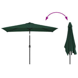 Parasoll 200 x 300 cm grön rektangulär