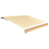 Markisduk solros 3 x 2,5 m gul & vit (utan ram)