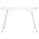 Skrivbord vit 90x50x79 cm
