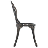 Caféset 3 delar gjuten aluminium