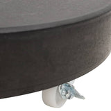 Parasollfot granit 30 kg rund svart
