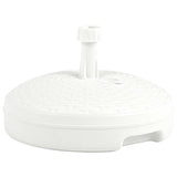 Parasollfot sand/vattenfylld 20 L vit plastrotting