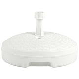Parasollfot sand/vattenfylld 20 L vit plastrotting