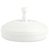 Parasollfot sand/vattenfylld 20 L vit plastrotting