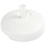 Parasollfot sand/vattenfylld 20 L vit plastrotting
