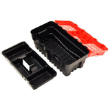 Verktygslåda plast 462x256x242 mm röd