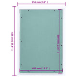 Inspektionslucka med aluminiumram och gipsskiva 400x600 mm