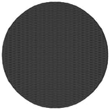 Trädgårdsbord svart 70x70x73 cm konstrotting