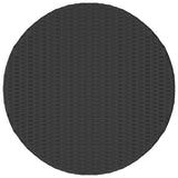 Trädgårdsbord svart 68x68x30 cm konstrotting