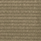 Balkongskärm taupe 120x500 cm HDPE