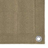 Balkongskärm taupe 120x500 cm HDPE