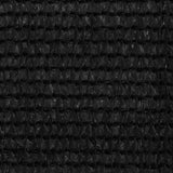 Balkongskärm svart 75x400 cm HDPE