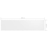 Balkongskärm vit 120x500 cm oxfordtyg