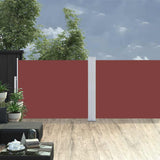 Infällbar sidomarkis 140x1200 cm brun