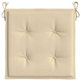 Stolsdynor 6 st beige 40x40x4 cm oxfordtyg