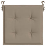 Stolsdynor 2 st taupe 40x40x4 cm oxfordtyg