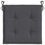 Stolsdynor 4 st antracit 50x50x4 cm oxfordtyg