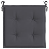 Stolsdynor 6 st antracit 50x50x4 cm oxfordtyg
