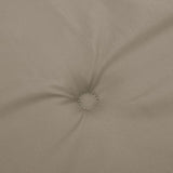 Stolsdynor 6 st taupe 120x50x3 cm tyg
