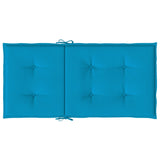 Stolsdynor 6 st blå 100x50x3 cm oxfordtyg