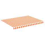 Markisväv gul och orange 4x3 m