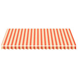 Markisväv gul och orange 4,5x3 m
