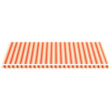 Markisväv gul och orange 6x3 m