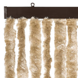 Insektsdraperi beige 90x200 cm chenille