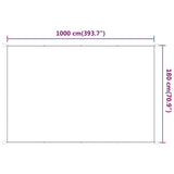 Markis vertikal vit 180x1000 cm oxfordtyg