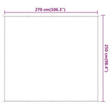 Markis vertikal ljusgrön 250x270 cm oxfordtyg